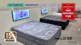 15 Discount for Damro Premium Spring Mattress [upl. by Mcgrody612]