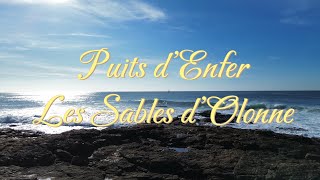 Puits d’Enfer Les Sables d’Olonne  Plan en drone [upl. by Dadinirt3]