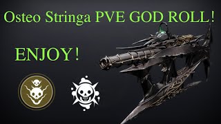 The Osteo Stinga Pve Godroll Review  Destiny 2 Witch Queen [upl. by Toombs]