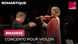 Brahms  Concerto pour violon Hilary Hahn  Orchestre philharmonique de Radio France [upl. by Ledba]