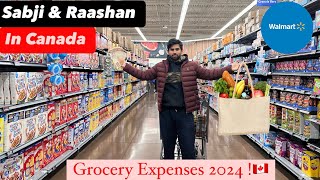 SPENDING 100 IN WALMART  Canada 🇨🇦  Walmart m ki Shopping 🇨🇦 Groceries prices 2024 in Canada [upl. by Hokanson]