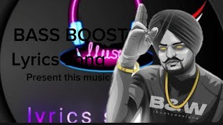 GANGSTER song Sidhu moose wala😈 Slowed reversed  Bass boosted [upl. by Wildermuth291]