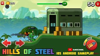 finally i complete is level  hills of steel game iOS android gameplay  tank combat  hillsofsteel [upl. by Gnes]