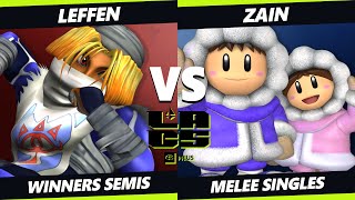 LACS 5 Top 8  Leffen Sheik Vs Zain Marth Ice Climbers Smash Melee  SSBM [upl. by Virginie705]