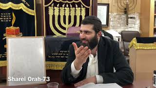 Sharei Orah 73 Rav Shalom Gadaev 5784 [upl. by Ebbarta]