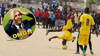 THE DRIBLES THEY USE IN FOOTBALL IS ALMOST IMPOSSIBLE 😱 1M✅ 10M views🤔 MAMA ÁFRICA [upl. by Beitris]