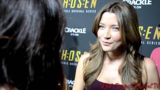 Sarah Roemer quotAvery Sharpquot at Crackles Chosen S2 Premiere RedCarpet sarahroemer [upl. by Root]