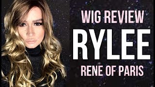 Rene Of Paris RYLEE Creamy Toffee LR  Wig Review  ALOPECIA  Long Curly Lace Front Wig [upl. by Lekym]