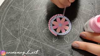 Dot Mandala Art using Pastel colours art16 Step by Step Mandala Painting [upl. by Amej]