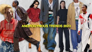 2023 Androgynous Trends  Aesthetics for SpringSummer [upl. by Ariada]