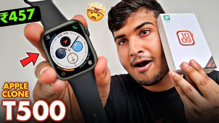 T500 Smartwatch Unboxing and Review 😍  BT Calling Under 500 [upl. by Hanaj868]