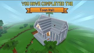 Block craft 3D how to build Town Hall [upl. by Dwane]