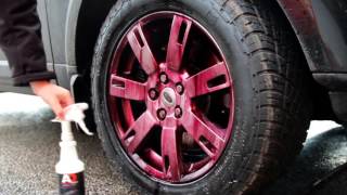 Magic Wheel Cleaner StreetFX  Purple Rain 20 Autobrite [upl. by Laekim]