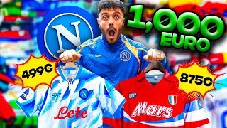 🤑 HO SPESO 1000 EURO per MAGLIE del NAPOLI 💙 [upl. by Snahc]