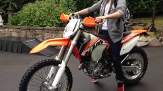 2014 ktm 250 exc f first ride [upl. by Dal]