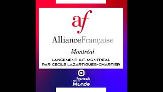 INFOS  Lancement de la nouvelle Alliance Française de Montréal [upl. by Assanav]