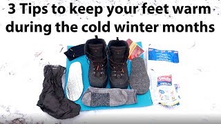 3 tips to help you keep your feet warm in the cold winter months [upl. by Pik754]