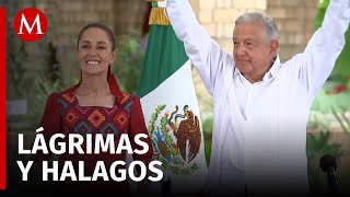 Gira presidencial de AMLO y Claudia Sheinbaum Del norte al sur en un fin de semana [upl. by Alleber]