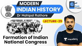 L29 Nationalism amp Formation of Congress l Modern History  UPSC CSE 2021 l Dr Mahipal Rathore [upl. by Harwell]