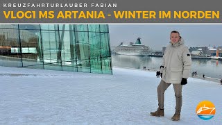 Mit MS Artania von Phoenix Reisen zu den Weihnachtsmärkten des Nordens  VLOG1 Seetag amp Oslo [upl. by Reidar]