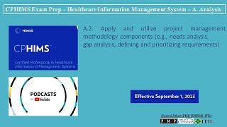 CPHIMS Exam Prep – Healthcare Information Management System – A AnalysisA2  Podcast [upl. by Notgnilra]