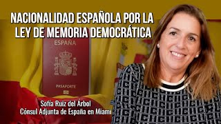 Vice Cónsul de España en Miami aclara sobre los trámites para acogerse a la ciudadanía española [upl. by Cohin]