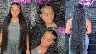 36 INCHES OF SLAY😍😍Watch me Slay This Curly wig install for my cousin Birthday 😍 ThebhSlay😍 [upl. by Malin353]