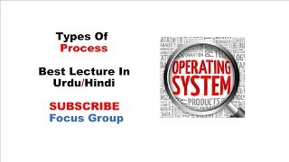 4 Types Of Process  Independent amp Cooperating Porcess  Lecture 2 in UrduHindi [upl. by Nnyliak]