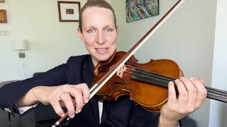 How to play the ORIGINAL bowing for Paganinis 5th Caprice with Helena Baillie in 4 steps [upl. by Erfert777]