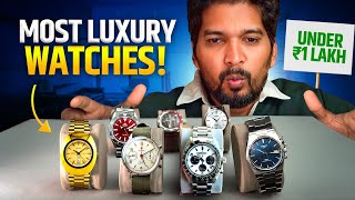 10 Affordable Luxury Watches in India  Rado Seiko Tissot Citizen [upl. by Leahcimsemaj]