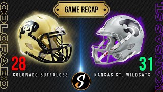 Colorado vs Kansas St Game Recap  College Football Week 7 [upl. by Eniwtna415]