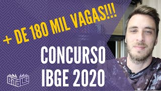 Concurso IBGE Recenseador 2020  Como passar sem fazer cursinho [upl. by Sandell735]