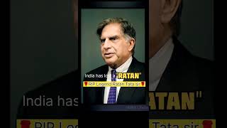 🌹RIP Legend MrRatan Tata Sir🌹ratantata ratantatasir tranding rip [upl. by Nylanaj]