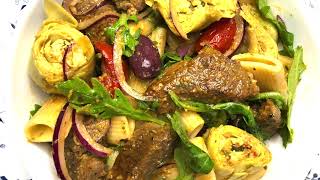 HOW TO MAKE WARM LAMB AND PASTA PROVENCALE SALAD RECIPE  FiliFusions Kitchen [upl. by Aikimat]