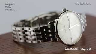 Junghans Meister 047437244 Luxusuhr24 Ratenkauf ab 20 EuroMonat [upl. by Eiramyma]