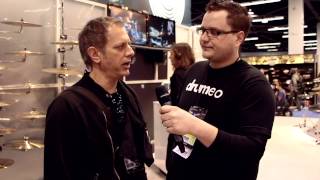 Dave Weckl Interview  Drumeo Goes To NAMM 2013 [upl. by Ennylyak]