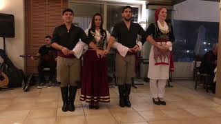 Performance of Traditional Cretan Music and Dance in Ano Hersonissos Crete [upl. by Akinad347]