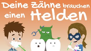 Kinderlied Zähneputzen  Deine Zähne  Zahnputzlied für Kinder – Kinderlieder zum Mitsingen [upl. by Jolenta156]