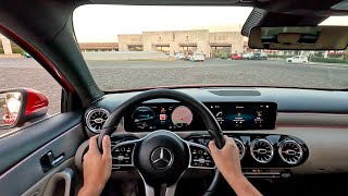 Mercedes Benz A200 Sport 2019  4K POV Drive Test [upl. by Nashom]