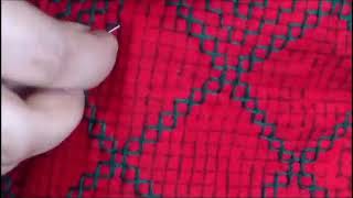 সেলাই ভিডিও নকশীকাথা।।How to make a nakshi katha design selai নকশী কাঁথা কার্পেট কাঁথা।। সেলাই করা। [upl. by Rasia]