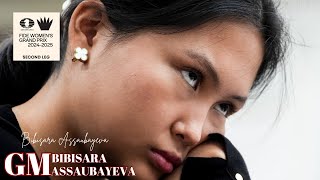 Big Win of Bibisara Assaubayeva in Round 5 of FIDE Womens Grand Prix 20242025 [upl. by Nada]