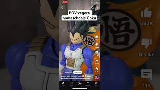 If Vegeta homeschools Goku and it goes wrong lol [upl. by Eetse]