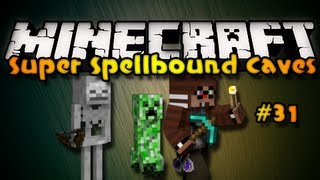 Minecraft Super Spellbound Caves Ep 31  quotBLIND DROPquot HD [upl. by Ahsienek253]