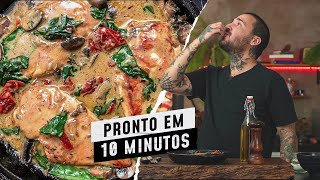 FILÉ DE FRANGO ESPECIAL EM UMA PANELA [upl. by Ellebyam177]