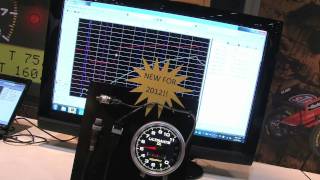 Auto Meters Ultimate DL Playback Tach at PRI 2011 [upl. by Ahsieket516]