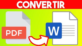 Como Convertir PDF a Word DOCX 2024 Cambiar de PDF a Archivo Word [upl. by Anuala238]