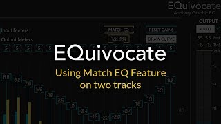 Use EQuivocate and Match EQ on a full song [upl. by Assirralc]