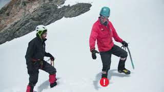 Walking with an Ice Axe  Episode 1  MSC Alpine Snow Skills Series [upl. by Inavoig]