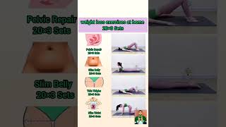 weight loss exercises at homeyoga weightloss fitnessroutine short [upl. by Agamemnon56]