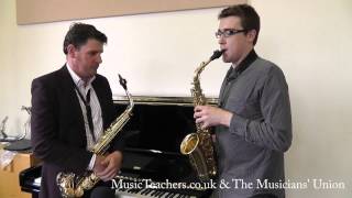 Saxophone Lesson Kevin Hanafin 5 The Overtone Series [upl. by Aserret525]